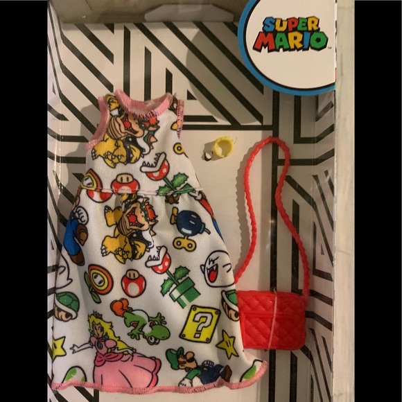 NIB Barbie Super Mario Bros 3pc Fashion Pack Set - Picture 4 of 8
